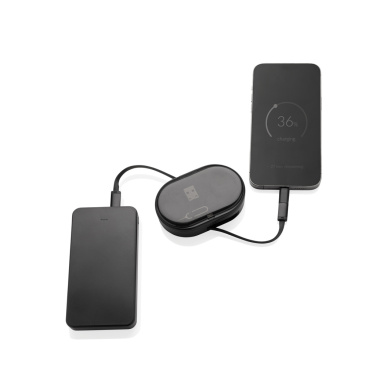 Logo trade promotional merchandise picture of: Chargevix RCS rplastic Multi-functional 60W charging set