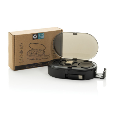 Logo trade corporate gifts picture of: Chargevix RCS rplastic Multi-functional 60W charging set