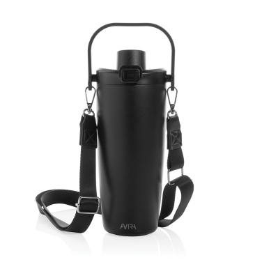 Logotrade promotional product picture of: Avira Ayala RCS re-steel duosip lockable crossbody tumbler