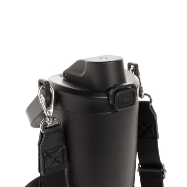 Logotrade promotional gift image of: Avira Ayala RCS re-steel duosip lockable crossbody tumbler