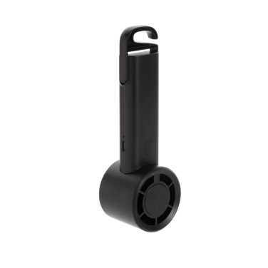 Logotrade promotional giveaway image of: Twist RCS recycled plastic re-chargeable portable fan