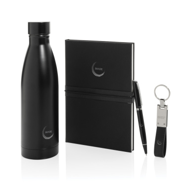 Logotrade corporate gift picture of: Swiss Peak RCS deluxe business gift set w/ water bottle