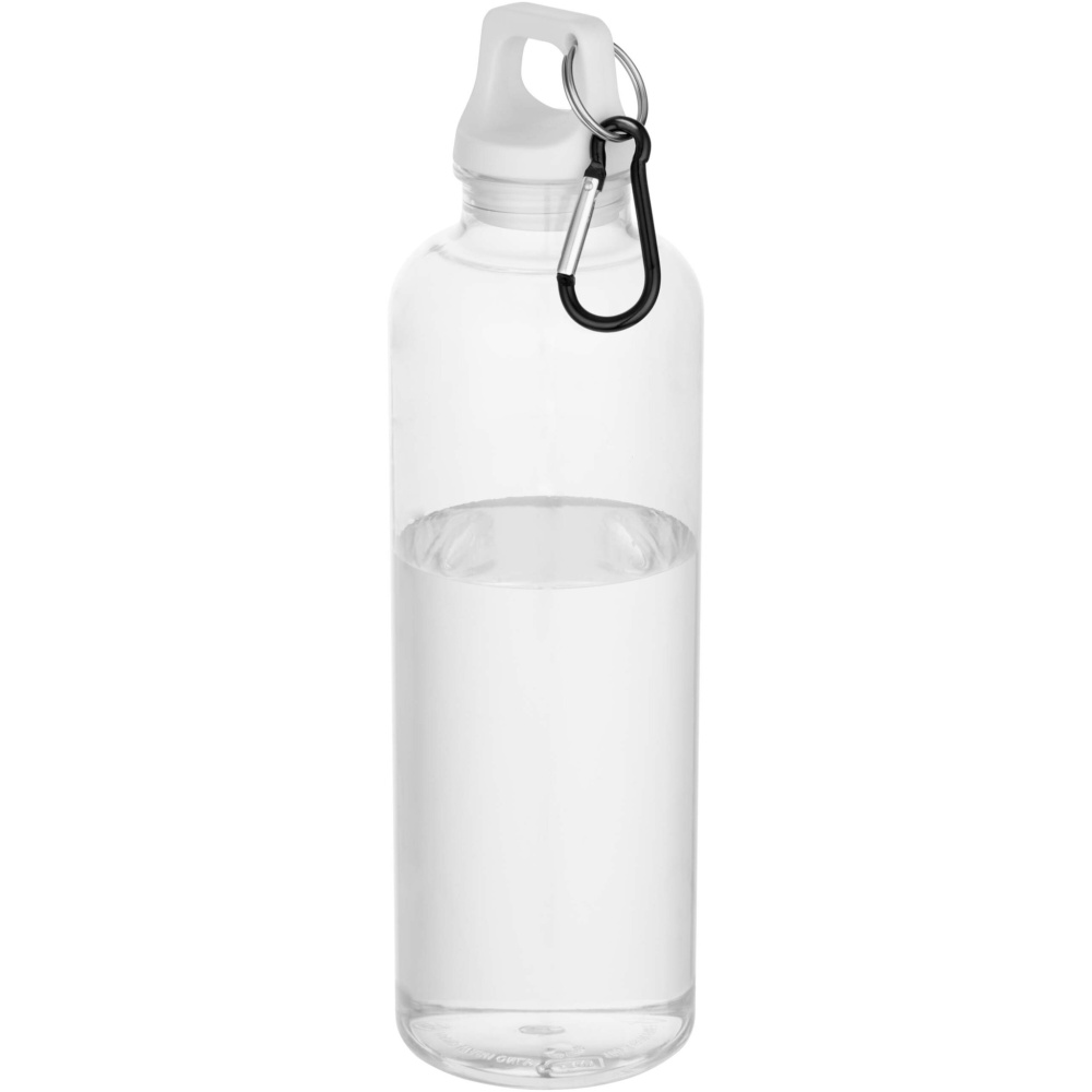 Logotrade promotional product image of: Oregon 750 ml RCS recycled plastic water bottle with carabiner