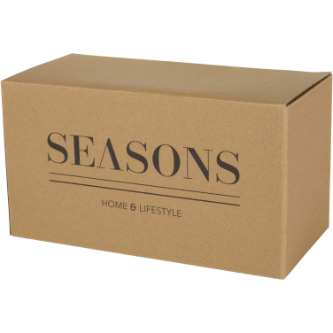 Logo trade corporate gift photo of: Male wooden serving tray and glass cups set