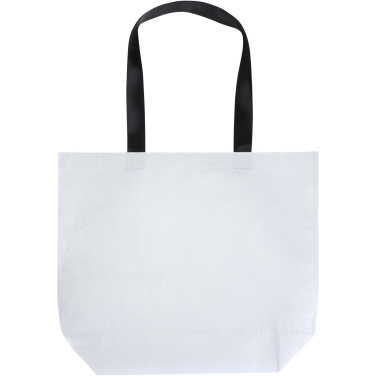 Logo trade promotional giveaways image of: Duo GRS recycled double-laminated oversized tote bag 30L