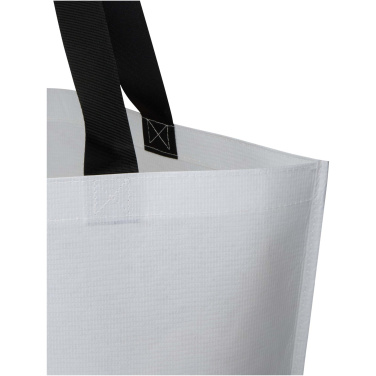 Logotrade corporate gift picture of: Duo GRS recycled double-laminated oversized tote bag 30L