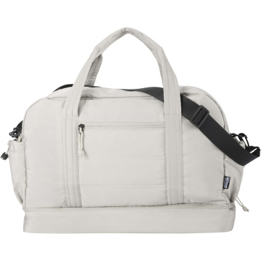 Logotrade promotional merchandise image of: Puffer GRS recycled duffel bag with insulated bottom 30L