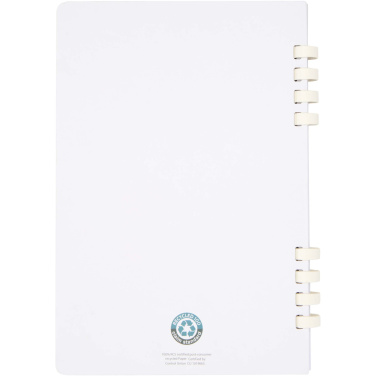 Logo trade promotional gifts picture of: Fil A5 hard cover RCS recycled spiral notebook