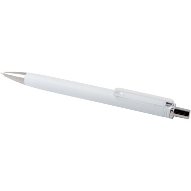 Logo trade advertising products image of: Feld RCS recycled ballpoint pen with metallic finish (black ink)