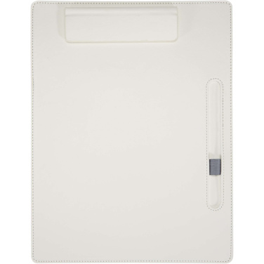 Logo trade promotional item photo of: Clast A4 clipboard with magnetic closure and RCS recycled ballpoint pen (black ink)