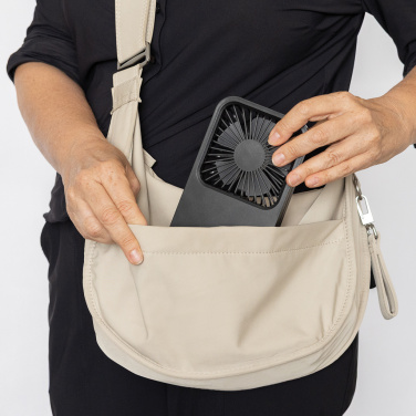 Logotrade promotional products photo of: Aervina RCS recycled plastic re-chargeable desk fan