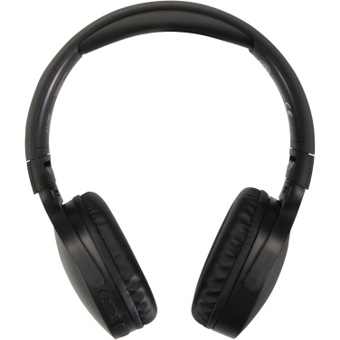 Logotrade business gift image of: Ancha recycled plastic over-ear wireless Bluetooth® headset