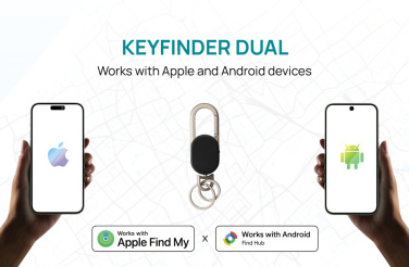 Logotrade advertising products photo of: Keyfinder Dual keychain with worldwide locating