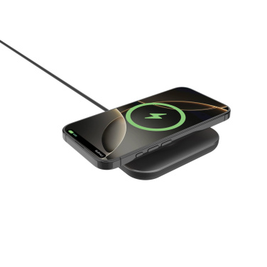 Logo trade promotional products picture of: Quantum ultra-fast 25W magnetic wireless charging pad