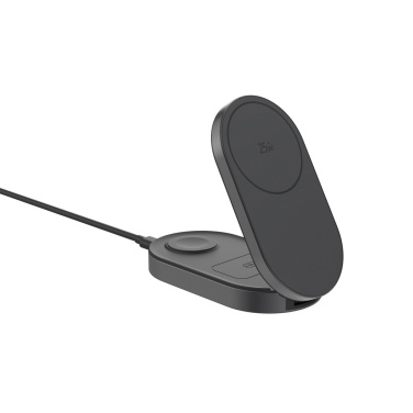 Logo trade corporate gift photo of: Quantum ultra-fast 3-in-1 25W Foldable Wireless Charger