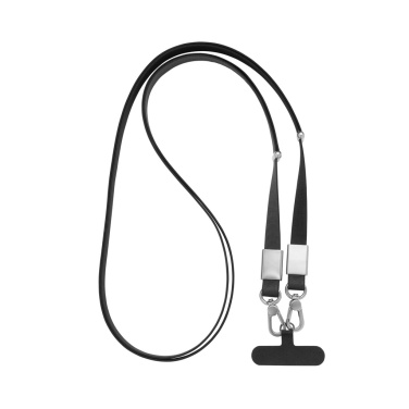 Logo trade promotional products image of: Nivo RCS recycled PET Crossbody lanyard