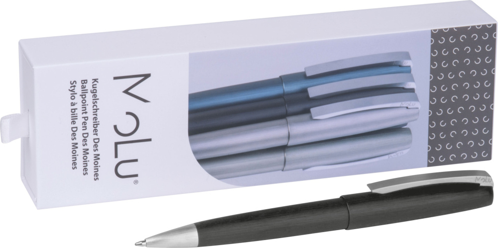 Logotrade promotional item picture of: Metal ballpoint pen Des Moines MoLu