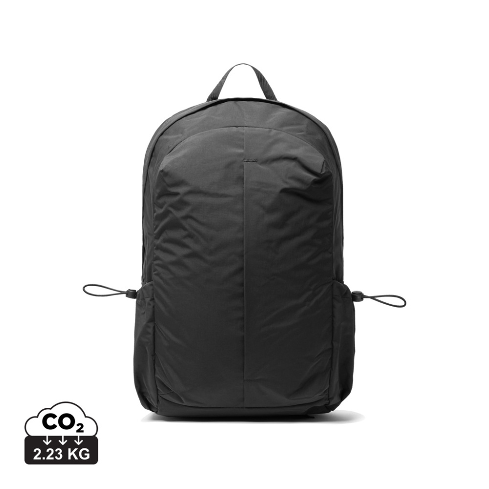 Logotrade promotional merchandise picture of: KENTO URBAN RCS recycled nylon 15.6 inch Backpack with front