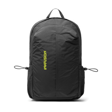 Logo trade advertising products image of: KENTO URBAN RCS recycled nylon 15.6 inch Backpack with front