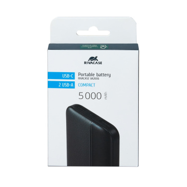 Logo trade advertising product photo of: Power Bank VA2006 5000 mAh RIVACASE