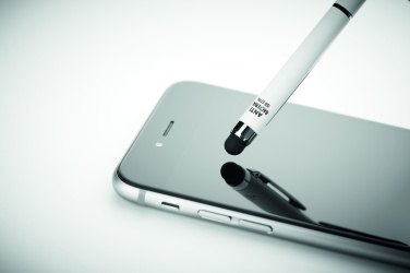 Logo trade promotional gifts image of: Stylus antibacterial pen