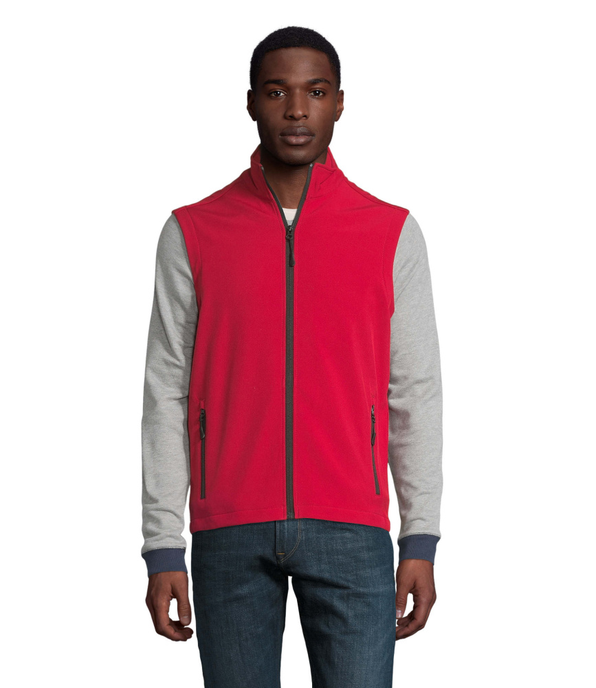 Logo trade promotional products picture of: RACE BW MEN SOFTSHELL