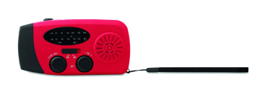 Logotrade advertising products photo of: Portable radio SOS with LED torch