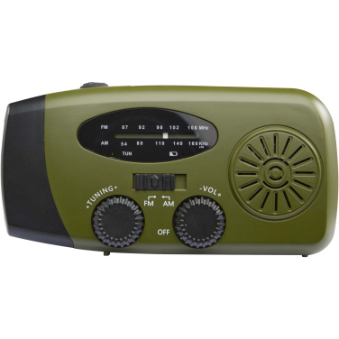 Logo trade corporate gift photo of: Avior RCS recycled plastic emergency radio