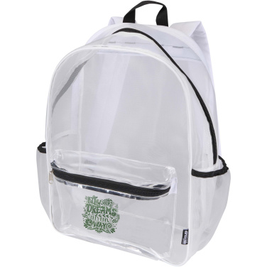 Logo trade business gifts image of: Mesh GRS recycled backpack 18L