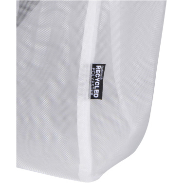 Logo trade promotional giveaways image of: Mesh GRS recycled tote bag 23L