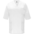 Panacea 160 g/m2 unisex short sleeve service top, White