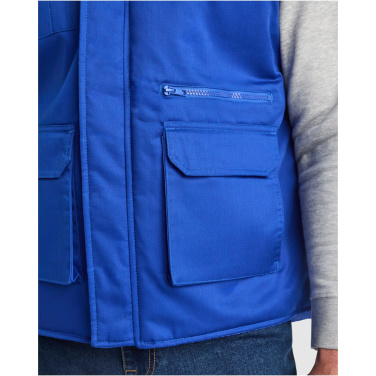 Logo trade promotional giveaway photo of: Amanzor multi-purpose workwear bodywarmer with high neck