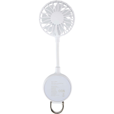 Logo trade promotional giveaways picture of: Ventio recycled plastic magnetic portable fan