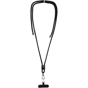 Logo trade corporate gifts picture of: Vega adjustable recycled smartphone lanyard