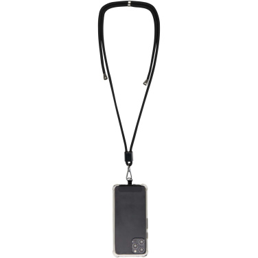 Logotrade business gift image of: Vega adjustable recycled smartphone lanyard
