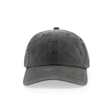 Logo trade corporate gift photo of: BEAU AWARE™ Washed 6 panel 270gsm cotton twill cap