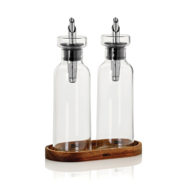 Logo trade business gifts image of: AdHoc Menage AromaPour Oil and vinegar pourer set 300ml