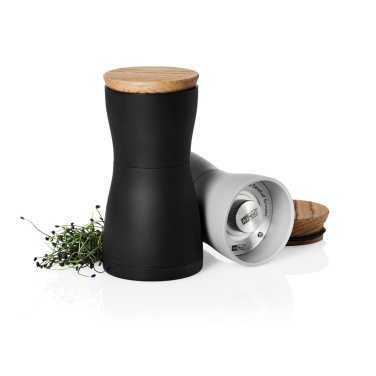 Logo trade promotional merchandise picture of: AdHoc Twin Salt and pepper mill set