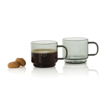 Logotrade promotional merchandise image of: AdHoc Impact Espresso cups 70ml, 2 pcs set