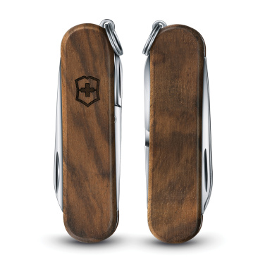 Logotrade promotional product picture of: VICTORINOX Pocket Knife Classic SD Wood 5 functions