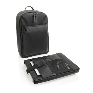 Logo trade promotional gifts image of: Swiss Peak OSLO RCS Everyday Laptop 15.6' backpack