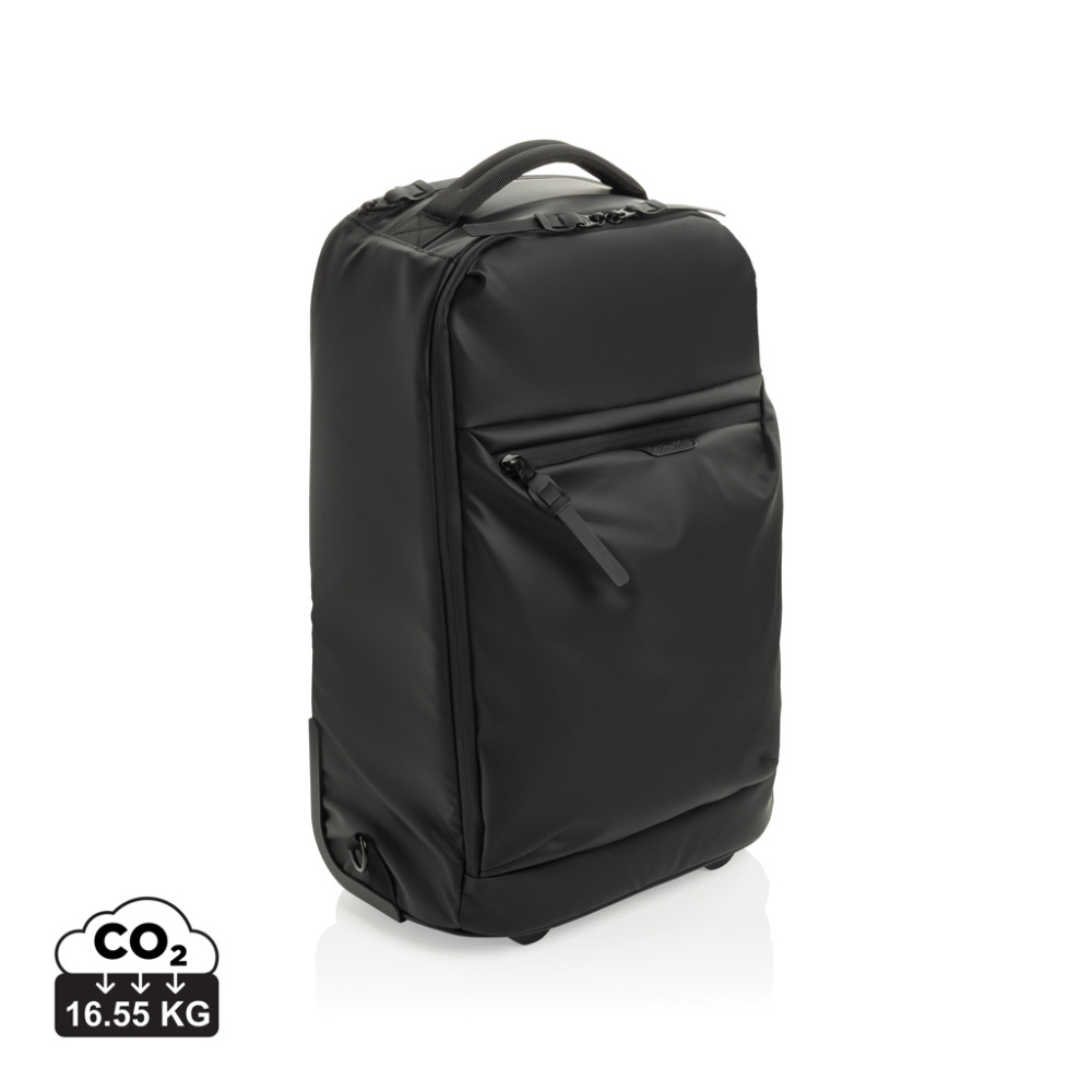 Logotrade promotional merchandise photo of: Swiss Peak OSLO RCS Wheeled Duffel backpack