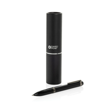 Logotrade promotional giveaway picture of: Swiss peak OSLO recycled stainless steel deluxe pen
