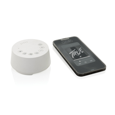 Logotrade corporate gifts photo of: Flora RCS recycled plastic white noise speaker