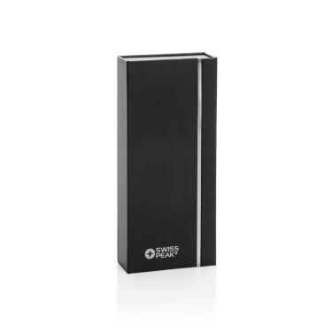 Logotrade advertising product image of: Swiss peak OSLO recycled stainless steel deluxe pen set
