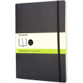 Classic XL soft cover notebook - plain, Black