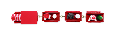 Logotrade promotional giveaway picture of: Wooden Christmas train