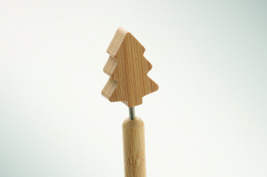 Logo trade corporate gifts picture of: Bamboo Christmas tree ball pen