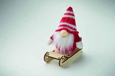 Logotrade promotional product image of: Gnome on wooden sleigh
