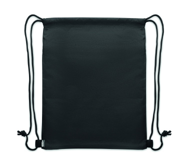 Logotrade business gift image of: Drawstring bag in 600D RPET